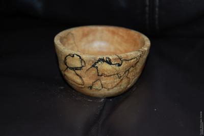 Tiny Spalted Sycamore Bowl